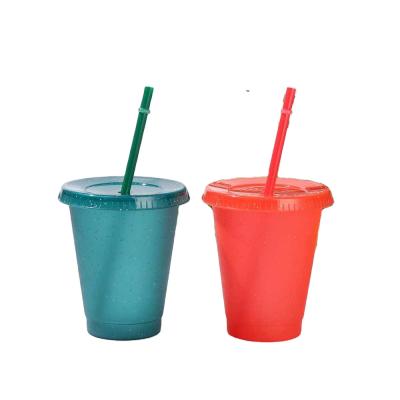 China Eco-friendly disposable wholesale single wall plastic cup with logo plastic juice cups with lid for sale