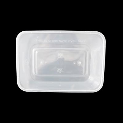 China Wholesale Microwavable Disposable Plastic Takeout Degradable Container Box Disposable Food Bowl for sale