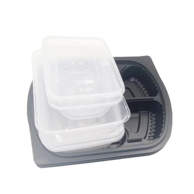 China Microwavable Microwave Disposable Plastic Food Container For Food Bowls New Takeaway Style Disposable Plastic Food Bowl for sale