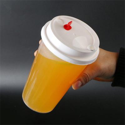 China Eco-friendly disposable custom boba cups drink coffee tea Juice Smoothie boba cup bubble tea cup for sale