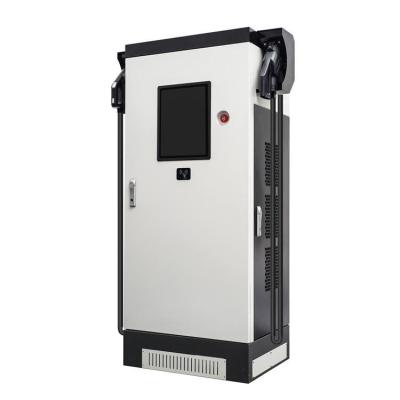 China 120KW CCS2 CHAdeMO Two Display EVSE Electric Vehicle DC Level 2 EV Fast Charging Charger With Two Connector ASW-7KW-G01R for sale