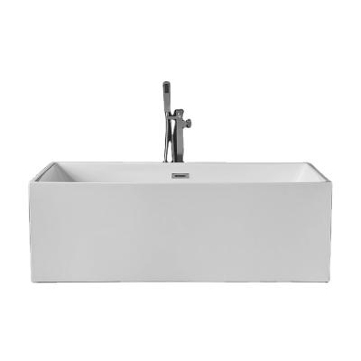 China 2023 Freestanding White Regular Fashion Shape Single Freestanding Bathtub for sale