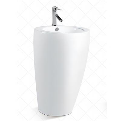 China Wholesale Sanitaire Modern Bathroom Wash Basins Jalustan Pesuallas Pedestal Hand Wash Pedestal Sink for sale