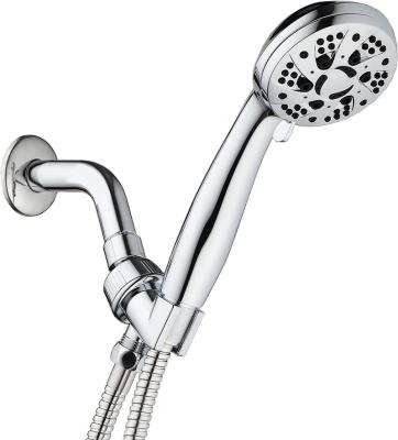 China Without Slide Bar 6 Function Face Bath High Pressure Chrome Water Saving Hand Held Shower Head With Hose for sale