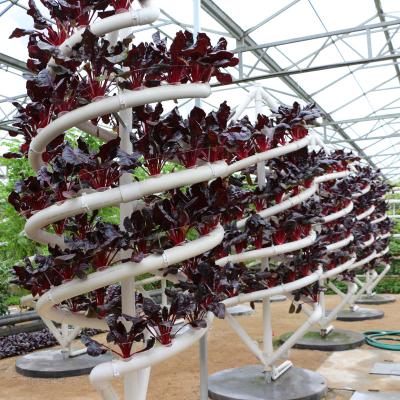 China Beautiful Farms Plant Supply Column Spiral Hydroponics for Gardening/Balcony Cultivating/Modern Agriculture Hotel/Restaurant Agriculture for sale