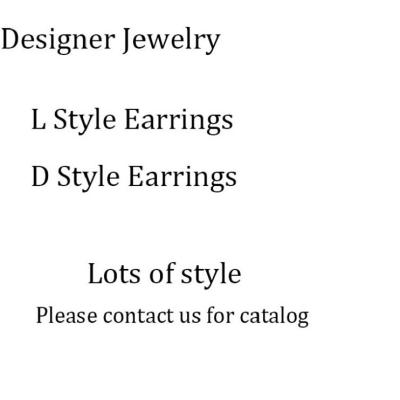 China 2022 Trendy Fashion Gold Plated Statement Earring Jewelry GG cc Letter Luxury Brass Designer Earrings For Women for sale