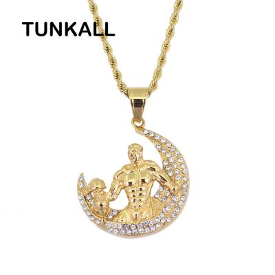 China Hiphop SN110 Stainless Steel Pendant Necklace Hip HopJewelry For Gift for sale