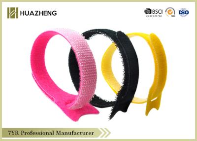 China Polyester Double Sided Hook And Loop Cable Tie for sale