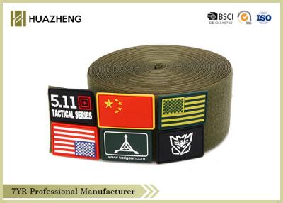 China Zachte Silicone/Pvc-Klitbandkentekens met Verschillende Nationale Vlag Te koop