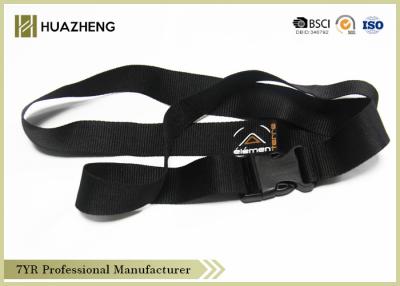 China Black Heavy Duty Reusable Nylon Cargo Straps With Buckle 25 X 380MM for sale