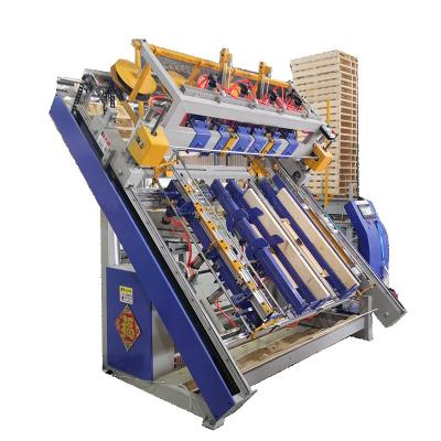 China food & Beverage Factory High Efficiency Wooden Pallet Nailing Machine For Stringers Pallet for sale