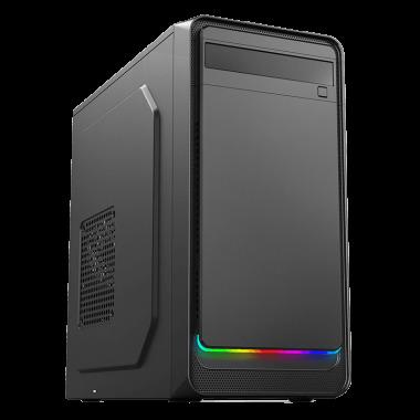 China SOHOO 6503RGB Micro ATX Computer Desktop Case, with ARGB Strip for sale