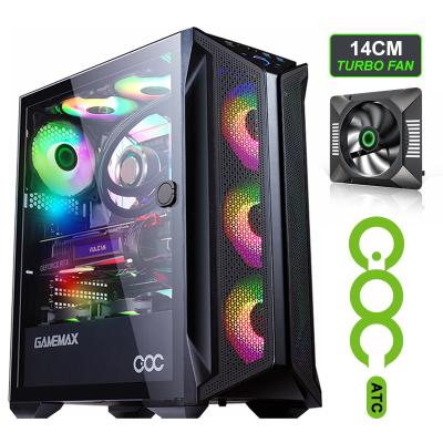 China ATX Gaming Case GameMax Brufen C1 COC Computer Gaming Case , PC Case Mid-Tower for sale