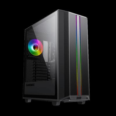 China GAMEMAX-Fully Steel Metal Mesh Front Panel with Dual Argb MIDI Tower ATX Gaming Computer Case Support Water Cooling System for sale