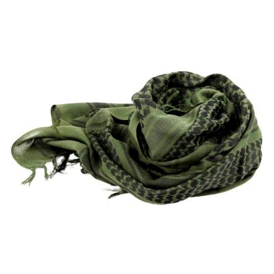 China Drop Shipping Arab Keffiyeh Military Tactical Scarf Arab Desert Scarf Shemagh Cotton Paintball Camouflage Head Scarf 110x110cm for sale