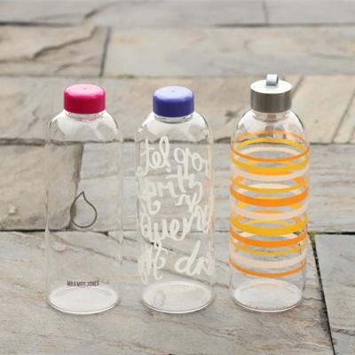 China Sustainable Hot Sale Customized 1 Liter Cylinder Water Bottle With Stainless Steel Bottle for sale