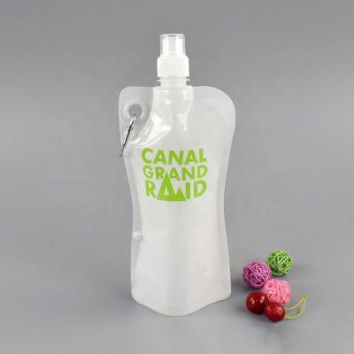 China Sustainable suppliers custom pe 500ml china collapsible water bottle for sale