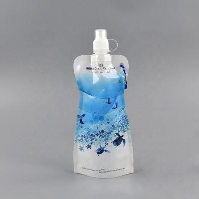 China Amazon Sustainable Hot Selling Lightweight Pe Folding Outdoor Water Bottle for sale