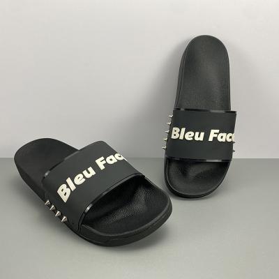 China CUSHIONING Injection Nail Brittle Sandal Summer Rubber Designer Mens Cheap Logo Prints Slipper Custom Slippers For Men Sublimation Slipper for sale