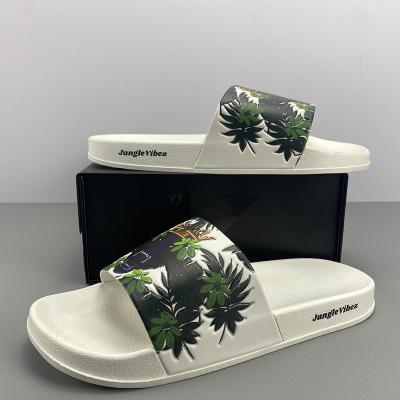 China CUSHIONING Animal Print Soft Slippers Cheatah Pantoffels Female Sprint Sandals Animal Printing Soft Men's Slippers for sale