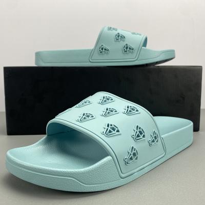 China CUSHIONING Cavity Out Slippers Custom Unisex Printer Pvc Logo Kids Slippers African Print Designer Slide 3D Female Sublimation Print for sale