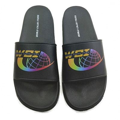 China CUSHIONING Designer Slippers For Men's Slides With Designs Slipper Custom Fashion Flat Cute Indoor Shoes Soft Slide Sandal for sale