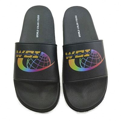 China CUSHIONING custom slipper socks with rubber sole for adults slippers men wholesale designed glitter for sale