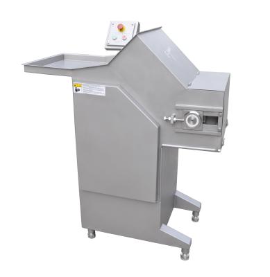 China Block Frozen Meat Cutter Machine With Hob Knives , 295KG Frozen Meat Dicer for sale