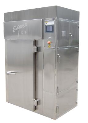 China horno 50Kg del humo del poder 18.51KW/capacidad del tiempo, solo horno del asador del fumador de la puerta en venta