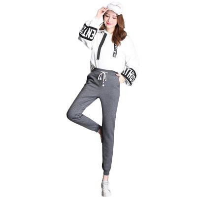 China Solid Color Women's Elastic Gaiters Thick Pants Anti-wrinkle Quality Choice Winter Women's Long Trousers For Women for sale