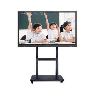 China 65 Inch Electronic Whiteboard School Teacher Interactive White Board With Dual System For Classroom And Meeting for sale