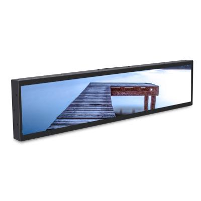 China Hot Selling Ultra Wide Stretched Bar LCD Wall Mount IPS 23.1 Inch Digital Signage Advertising Board Display for sale