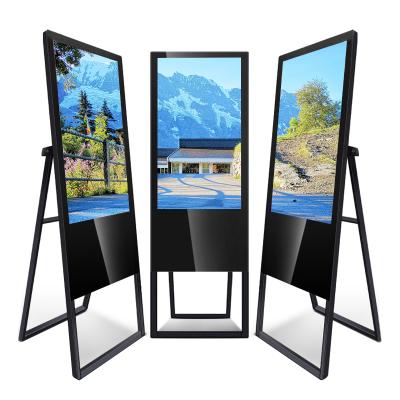 China New Heymi Interior Design Portable Indoor TFT Portable Advertising LCD Advertising Digital Signage Screen for sale