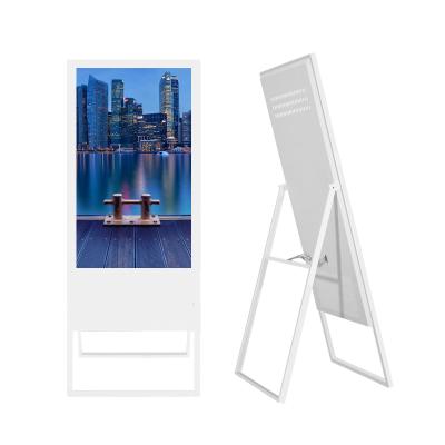 China Heymi Super Slim Aluminum Alloy Design 1080P Indoor Advertising Screen Portable LCD Digital Signage Display for sale