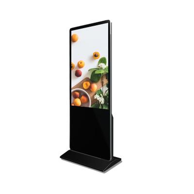 China Aluminum frame+tempered glass+metal Heymi large size customized Wifi stand VCR advertising exhibition use shopping guide ultra thin touch screen kiosk for sale