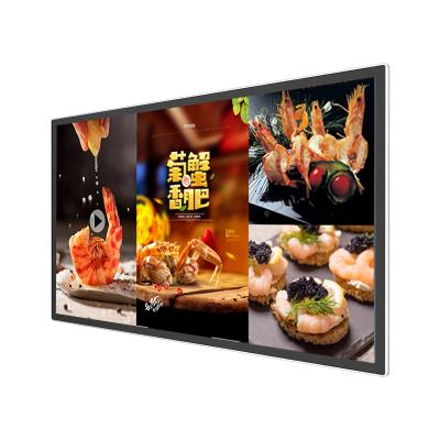 China Hot Selling 32 Inch Indoor LCD Wall Mounted Advertising Touch Screen Kiosk Indoor Digital Signage Display For Supermarket for sale