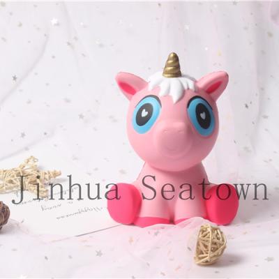 China Eco-Friendly Cute Ball Unicorn Toy Squishy Bounce Soft Estres Bola Soft Rising Stretchy Stress Gift Juguete Promotional Stress for sale