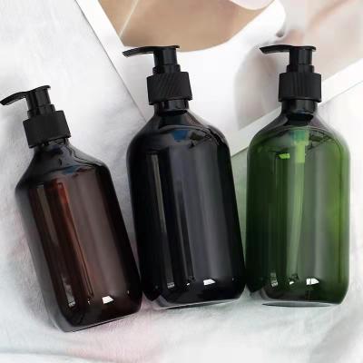 China Custom 50ML100ml 300ml 500ml LogoSquare HDPE Cosmetic Packaging Plastic Shampoo Bottles With Press Lotion Pump Cap for sale