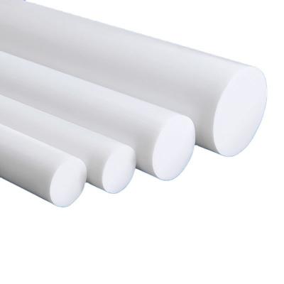 China Ingenieurswerk Plastic ing Rod Raw Material PTFE Rod Bar 1-500mm Diameter Te koop