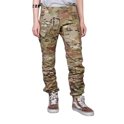 China Emersongear Breathable Tactical Track Stacked Mens Jogging Pants Sweat Camouflage Military Pants For Mens Cargo Pant Rise for sale