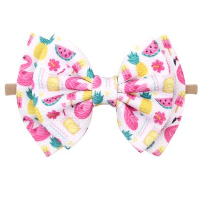 China Fashion Sunflower Waffles Bows Headband 6