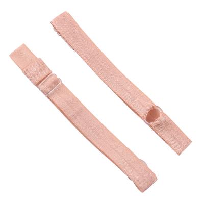 China Popular Adjustable Nylon Elastic Headband For Girls Headband Kids Hair Accessories DIY Fold Over Elastic Hair Band With Plastic Ring for sale