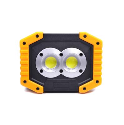 China Best Selling Portable Emergency COB Projection Lamp 20W Rechargeable Emergency Worklight Power Supply Work Light for sale