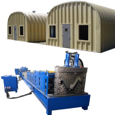 China Steel Fabricated House A S Q P Shape Building Making Machine Nut&bolt Panel Quonset Making Machine Screw-Joint Metal Steel Tile à venda