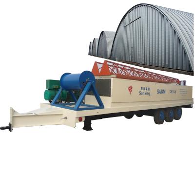 China SX-ABM-1200-800 Hotels Long Span Hydraulic Zinc-Plate Coil Market / Market Steel Roof Forming Machine for sale