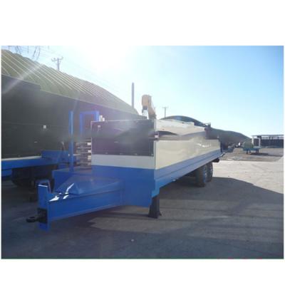 China sanxing 400mm roof k q span panel curving roll forming machine 1000-400 for sale