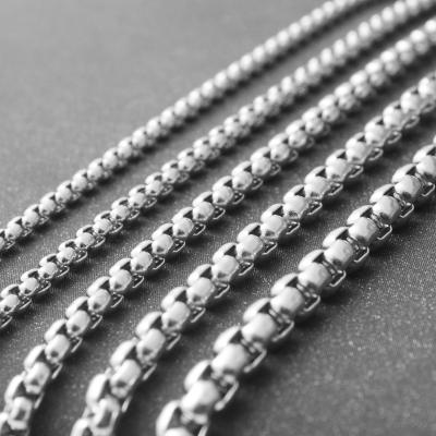 China Wholesale Jewelry Accessory Necklace Chain Mens Necklace Accessories/Chains Chain/Stainless Steel 3mm Chain for sale