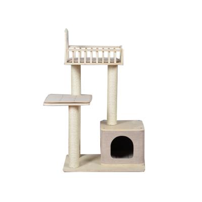 China Viable cat scratch post cat tree accessory with sisal pole made in china for sale