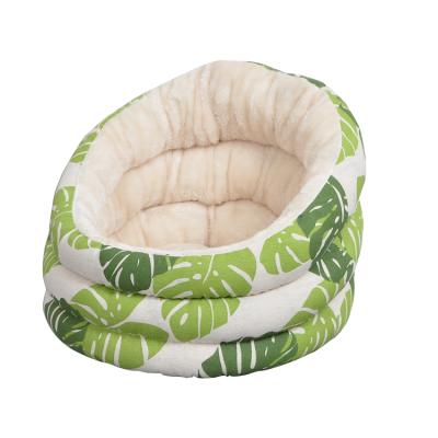 China Sustainable Pet Winter Furniture Beds Cat Warm Cat Bed For Pets Dogs Cats Bed Houses for sale