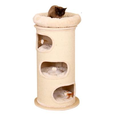 China Sustainable Cat Scratching Barrel Cat Play Dwelling House Toy Scratcher for sale